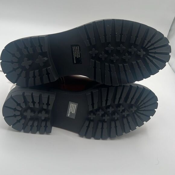 BNWT - AMERICAN EAGLE BROWN AND BLACK LEATHER CHELSEA BOOT - 5 - Picture 6 of 7